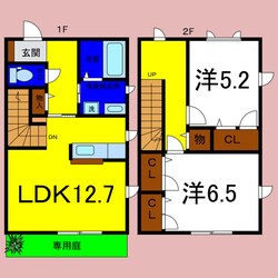 シャーメゾンクラヴィエ川内の物件間取画像